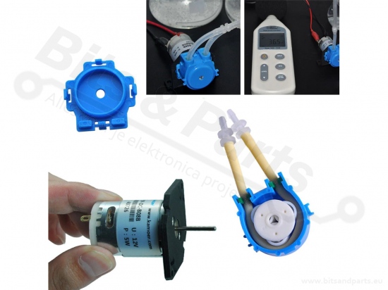 Doseringspomp/Waterpomp peristaltisch 6V silicone/stil